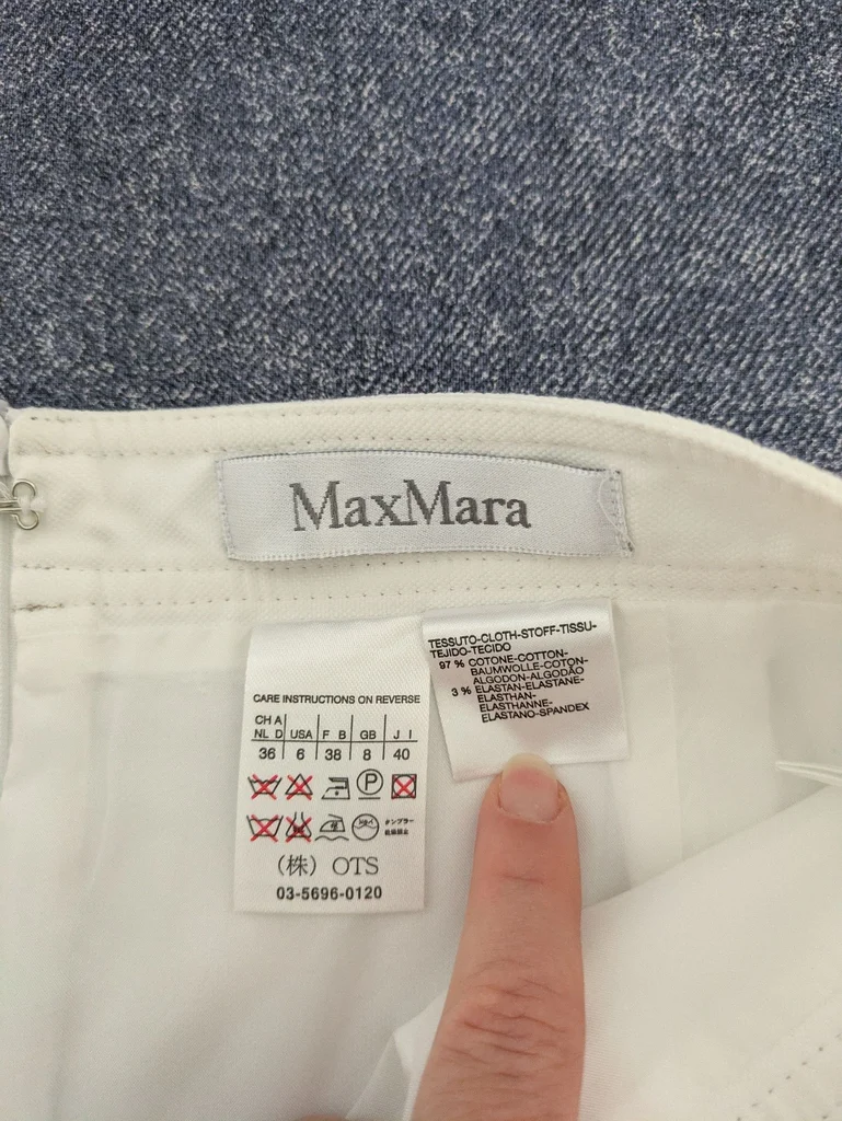 Jupe blanche - Max Mara - taille M – photo 3